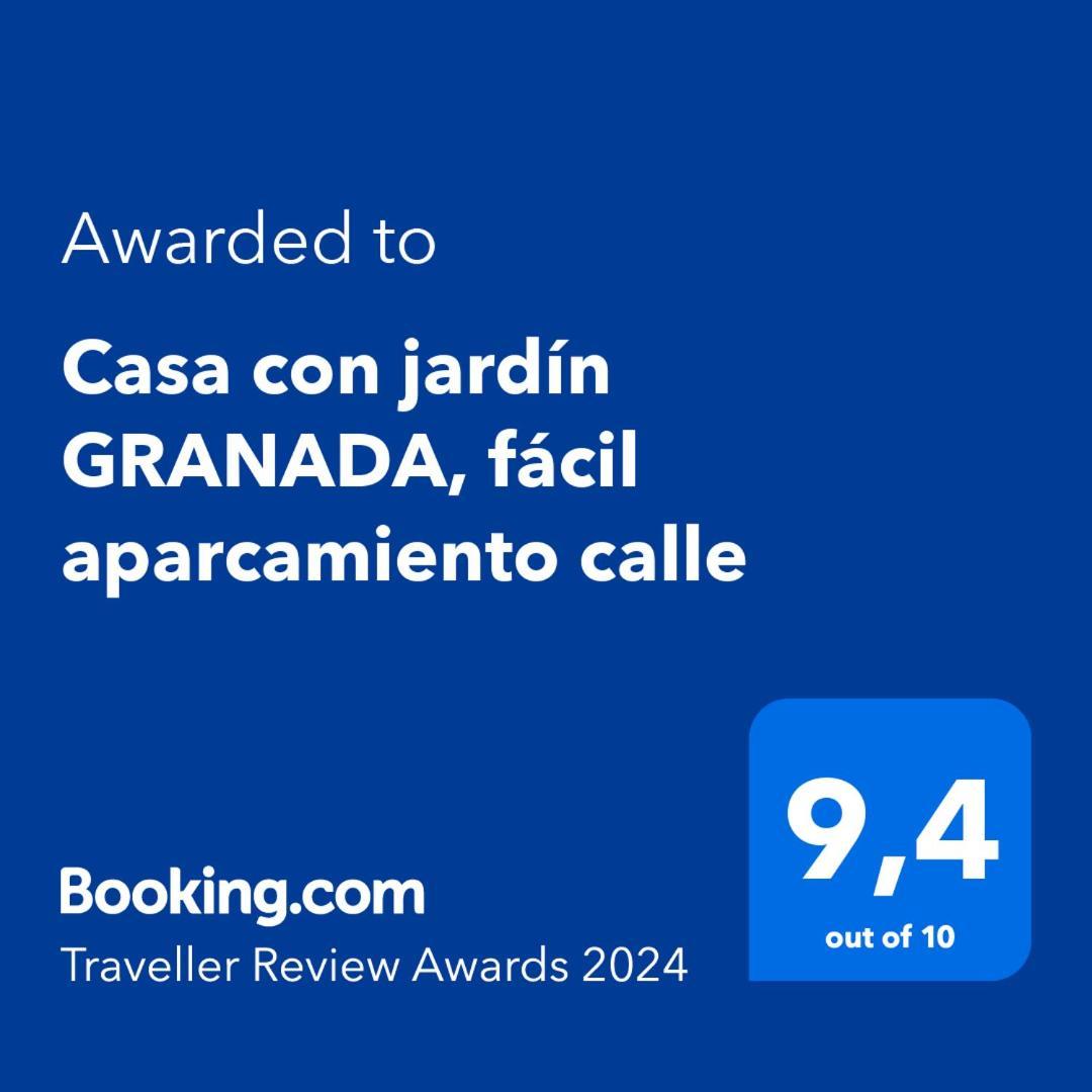 Casa En Granada Con Hermoso Jardin, Parking Calle Exterior foto